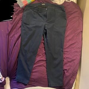 Women's Van Heusen Navy Blue Pants Size 18